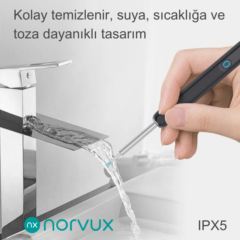 Norvux NE3 Görüntülü Kulak Temizleyici