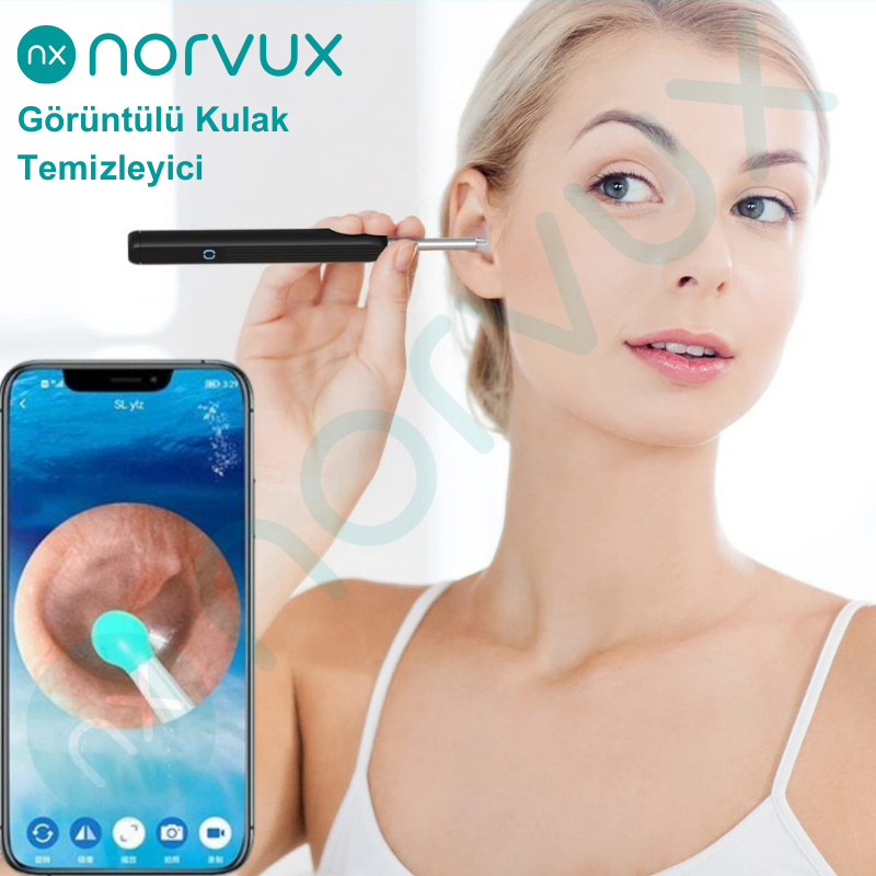 Norvux NE3 Görüntülü Kulak Temizleyici