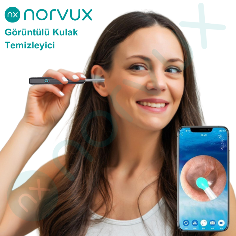 Norvux NE3 Görüntülü Kulak Temizleyici