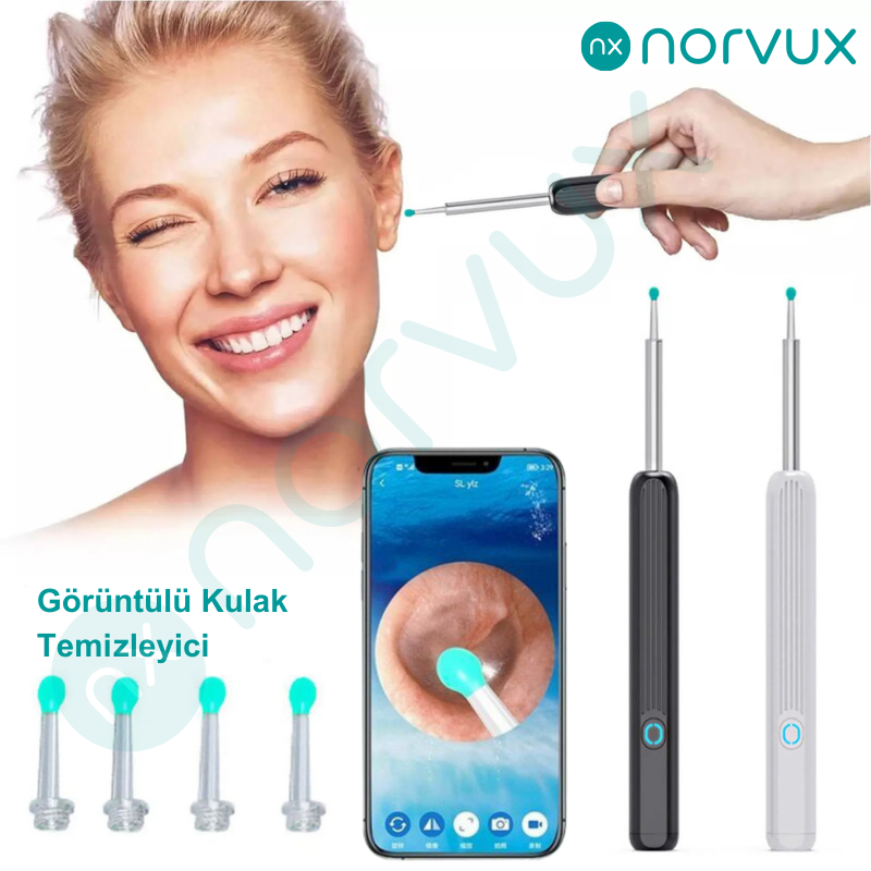 Norvux NE3 Görüntülü Kulak Temizleyici