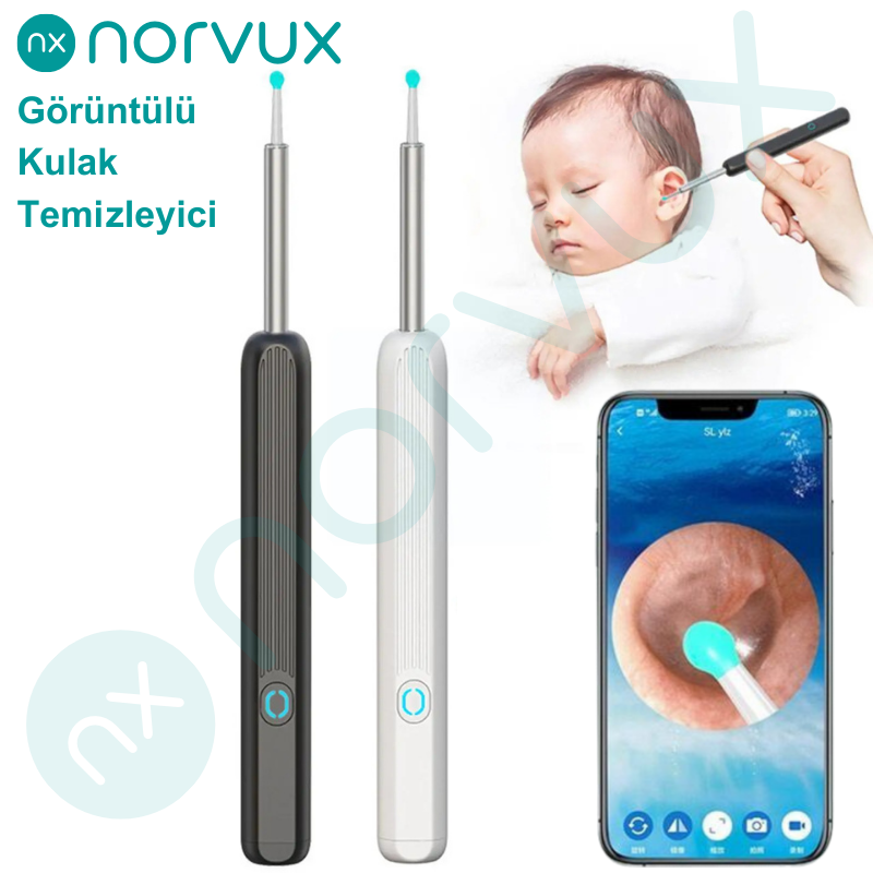 Norvux NE3 Görüntülü Kulak Temizleyici